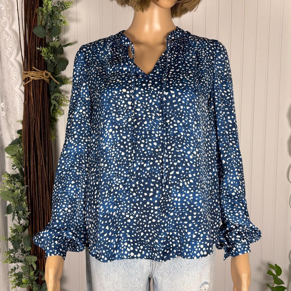 Maison d'Amélie Paris abstract speckled blouse